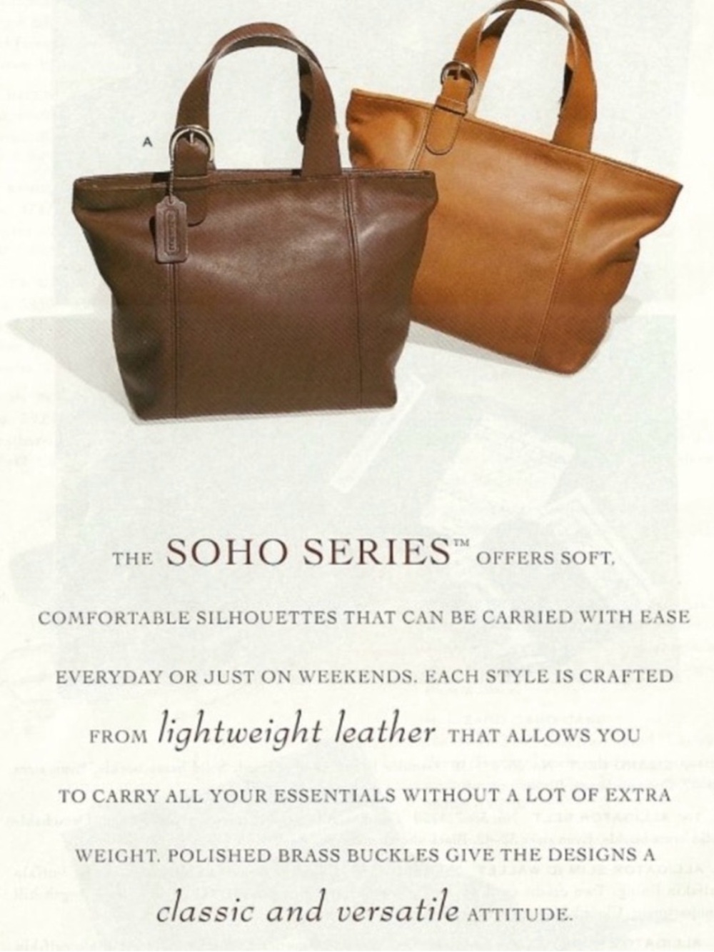 1996 Coach SoHo Waverly No. 4133 Costa Rica - Chamois Color Glove-tanned Leather - Picture 13 of 13